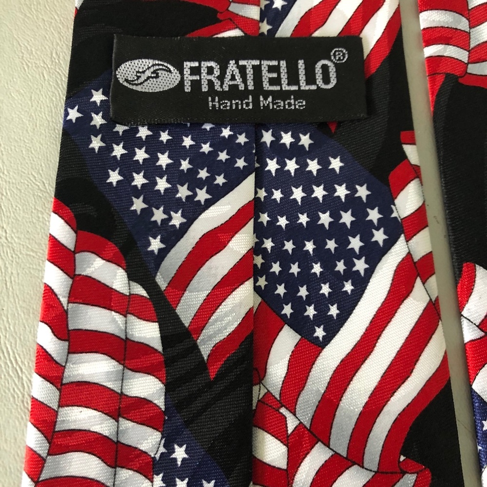 Fratello Hand Made Flag Tie